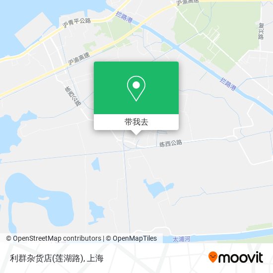 利群杂货店(莲湖路)地图