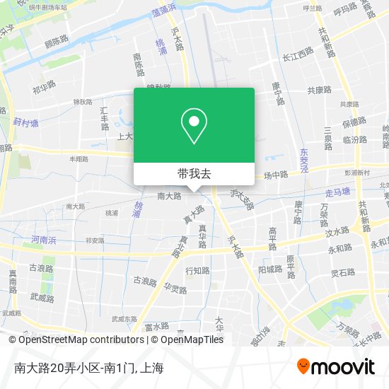 南大路20弄小区-南1门地图