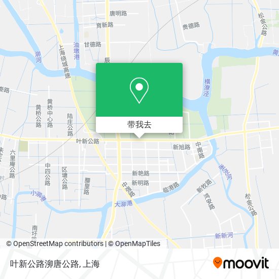 叶新公路泖唐公路地图