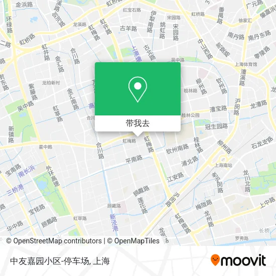 中友嘉园小区-停车场地图