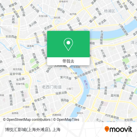 博悦汇影城(上海外滩店)地图