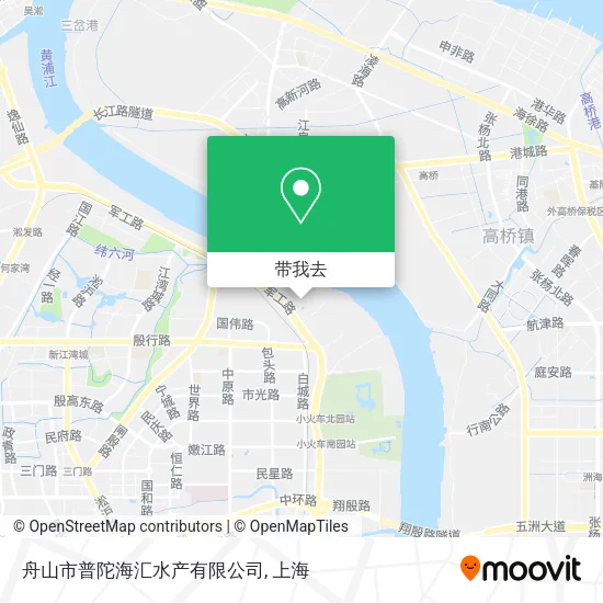舟山市普陀海汇水产有限公司地图