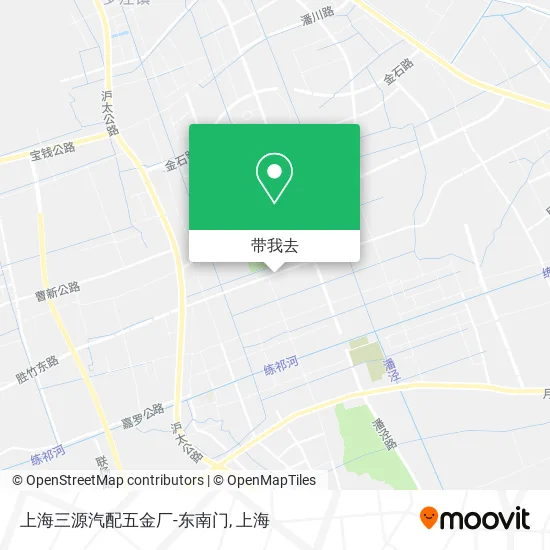 上海三源汽配五金厂-东南门地图