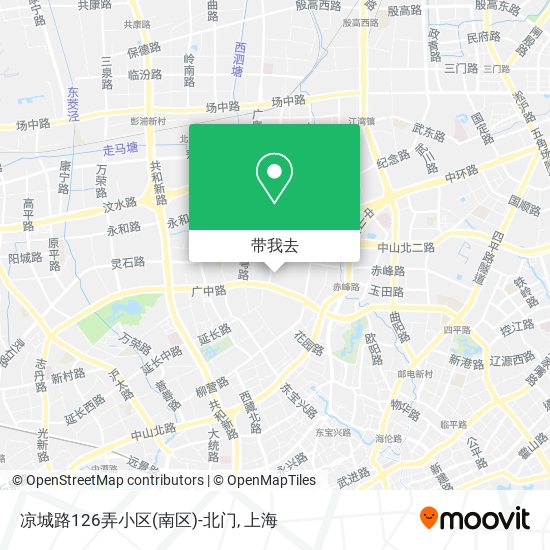 凉城路126弄小区(南区)-北门地图