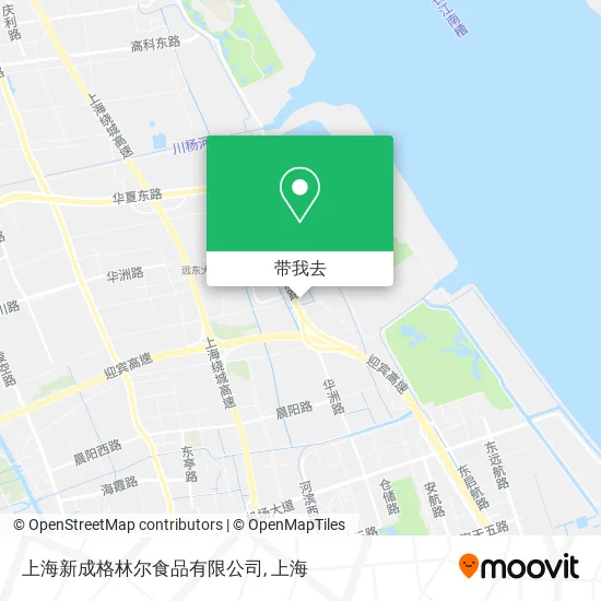 上海新成格林尔食品有限公司地图