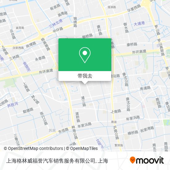 上海格林威福誉汽车销售服务有限公司地图