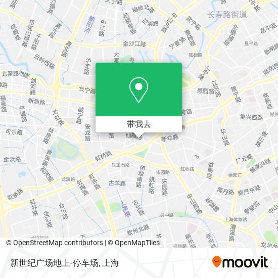 新世纪广场地上-停车场地图