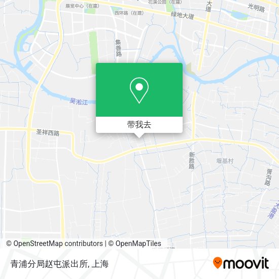 青浦分局赵屯派出所地图