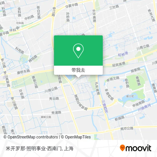 米开罗那·照明事业-西南门地图