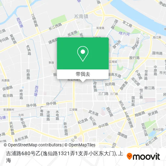 吉浦路680号乙(逸仙路1321弄1支弄小区东大门)地图