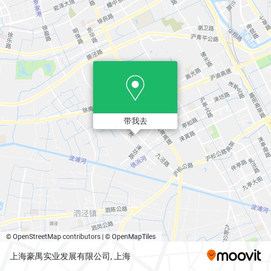 上海豪禺实业发展有限公司地图