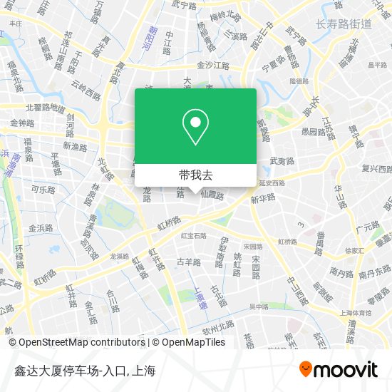 鑫达大厦停车场-入口地图