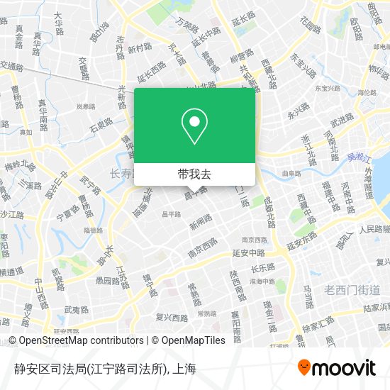 静安区司法局(江宁路司法所)地图
