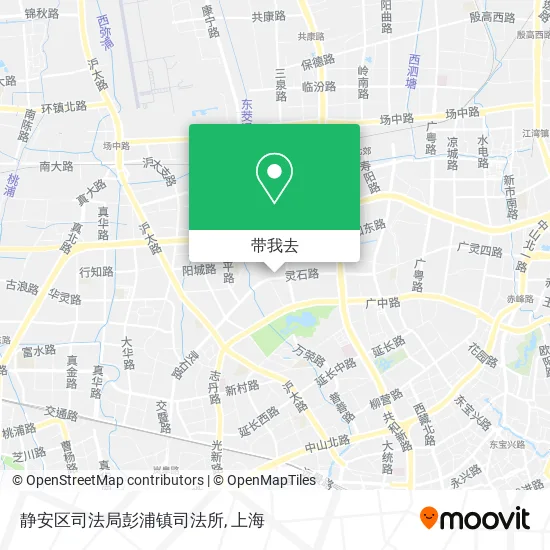 静安区司法局彭浦镇司法所地图