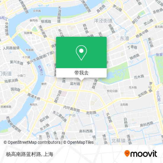 杨高南路蓝村路地图