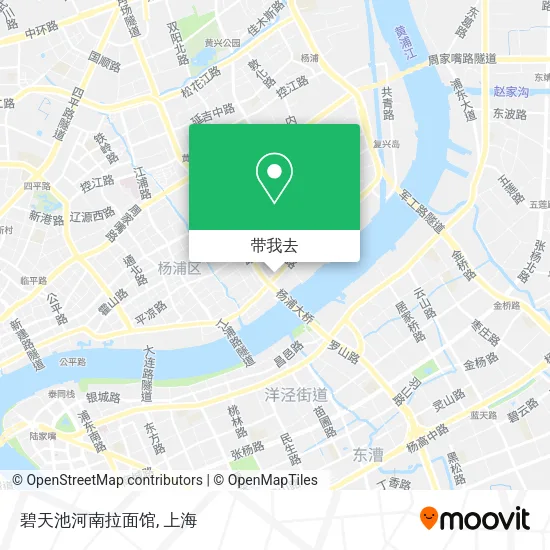 碧天池河南拉面馆地图