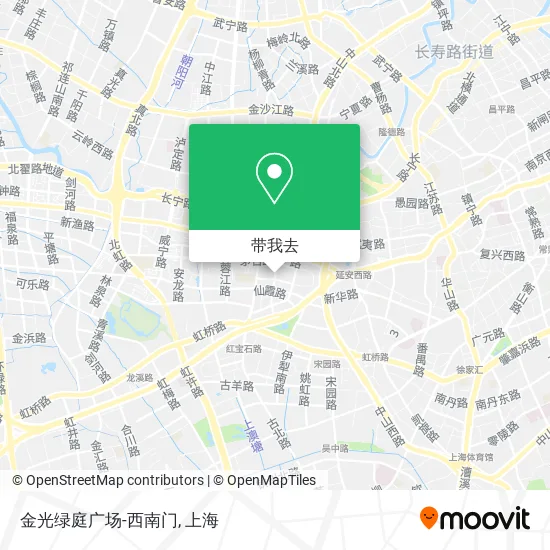 金光绿庭广场-西南门地图