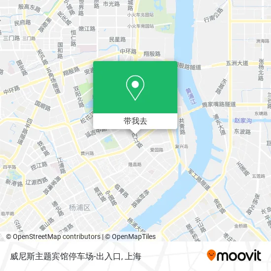 威尼斯主题宾馆停车场-出入口地图