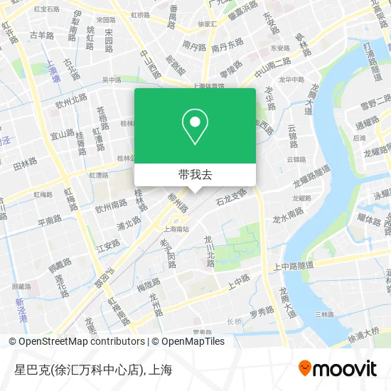 星巴克(徐汇万科中心店)地图