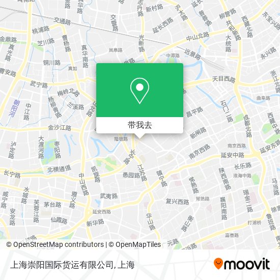 上海崇阳国际货运有限公司地图