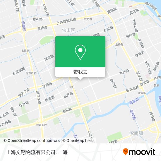 上海文翔物流有限公司地图