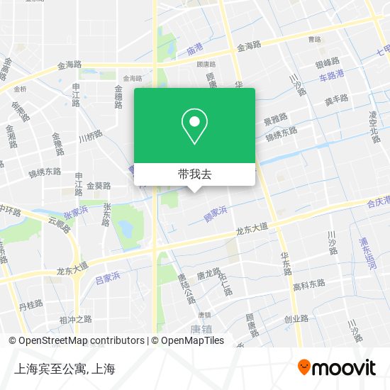 上海宾至公寓地图