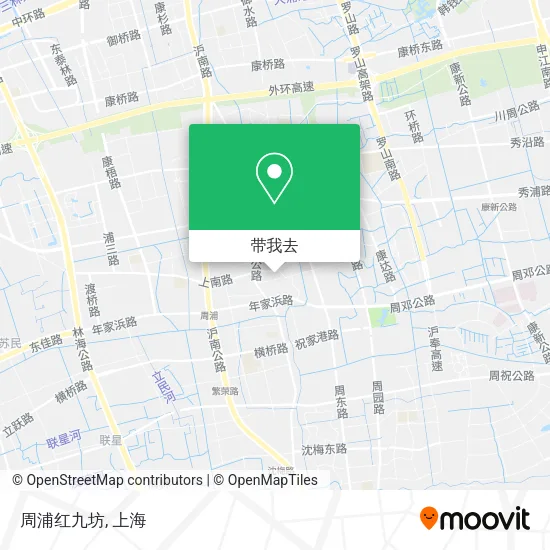 周浦红九坊地图