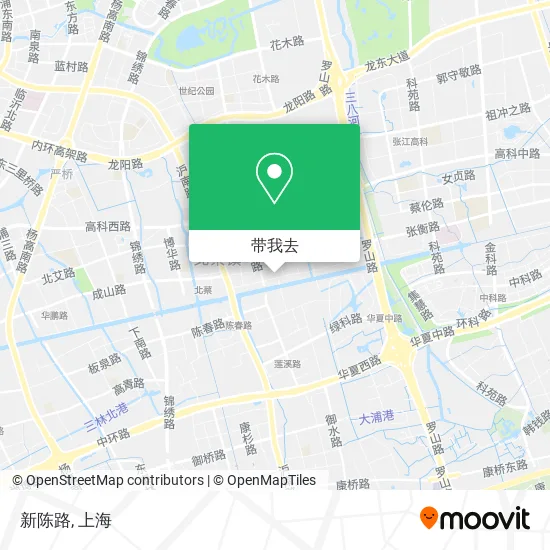 新陈路地图