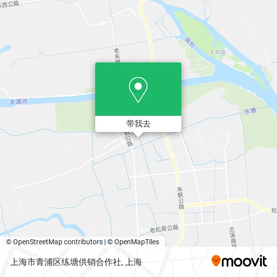 上海市青浦区练塘供销合作社地图
