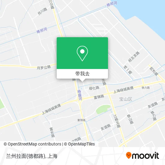 兰州拉面(德都路)地图