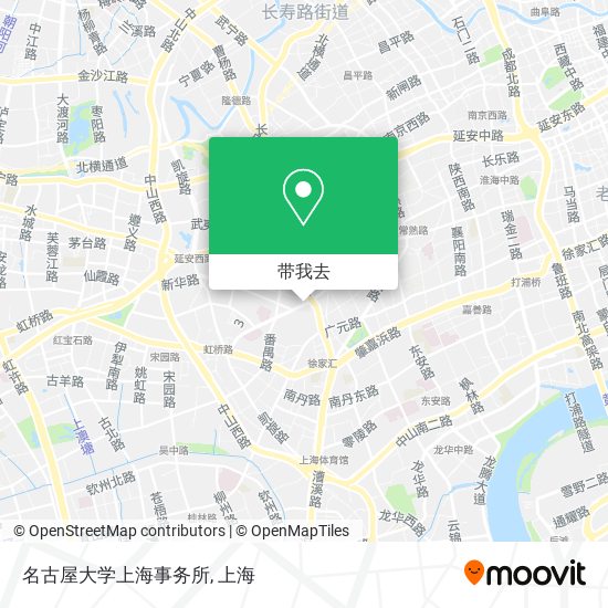 名古屋大学上海事务所地图