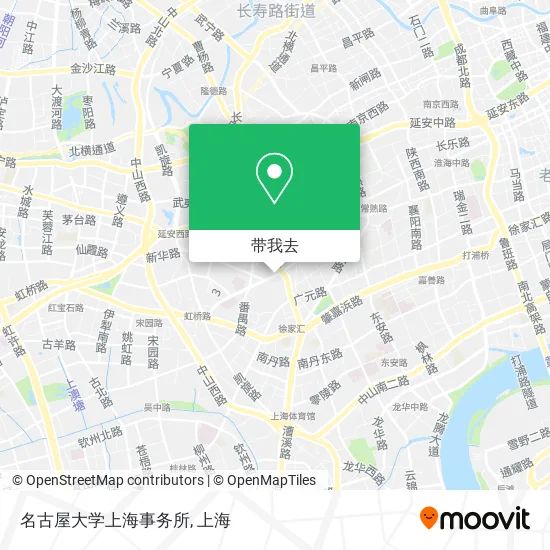 名古屋大学上海事务所地图