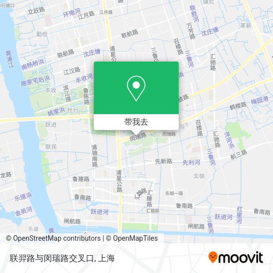联羿路与闵瑞路交叉口地图