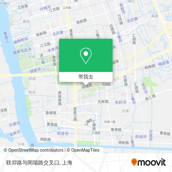 联羿路与闵瑞路交叉口地图