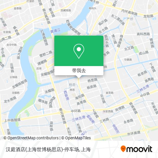 汉庭酒店(上海世博杨思店)-停车场地图