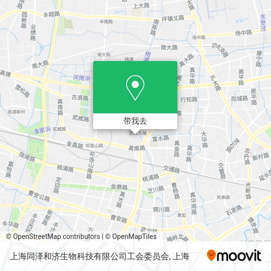 上海同泽和济生物科技有限公司工会委员会地图