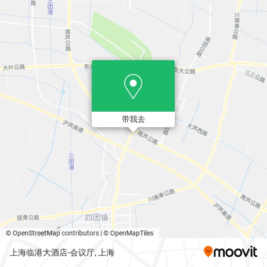 上海临港大酒店-会议厅地图