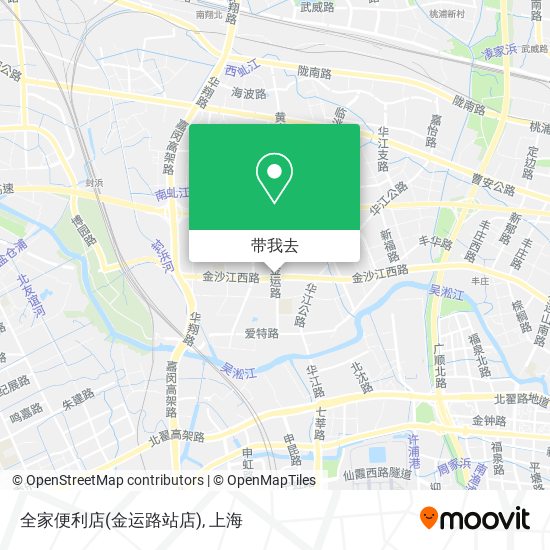 全家便利店(金运路站店)地图