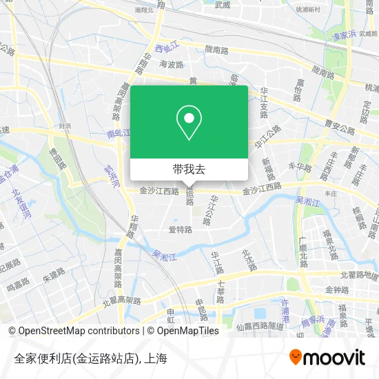 全家便利店(金运路站店)地图