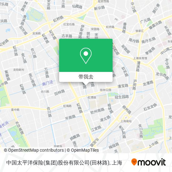 中国太平洋保险(集团)股份有限公司(田林路)地图