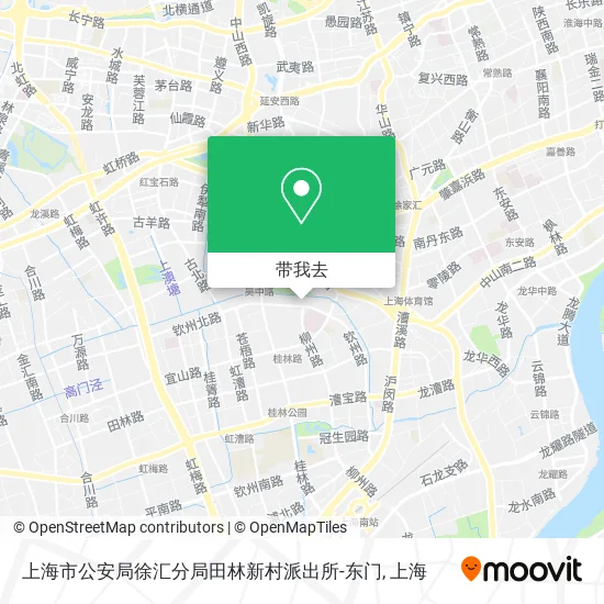 上海市公安局徐汇分局田林新村派出所-东门地图