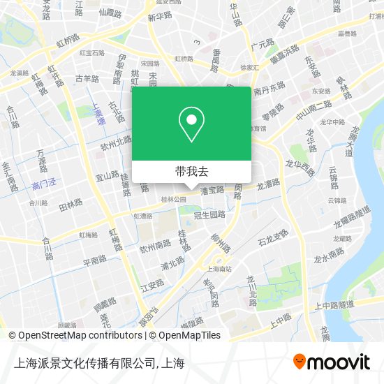 上海派景文化传播有限公司地图