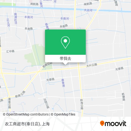 农工商超市(泰日店)地图