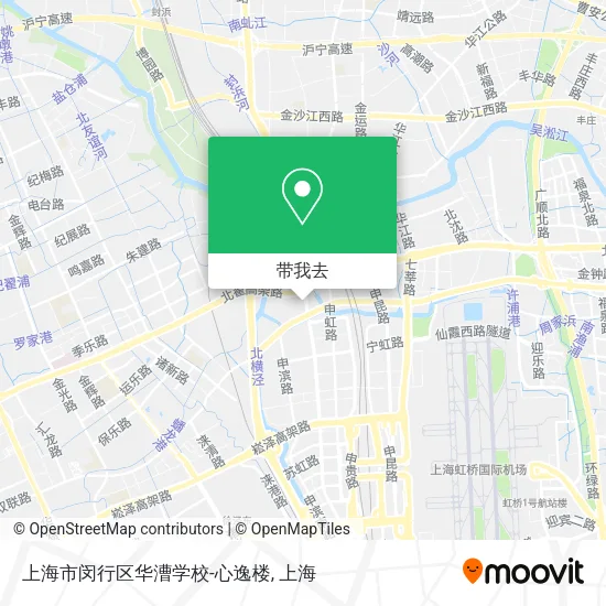 上海市闵行区华漕学校-心逸楼地图