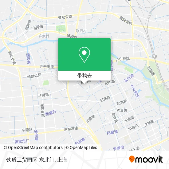 铁盾工贸园区-东北门地图