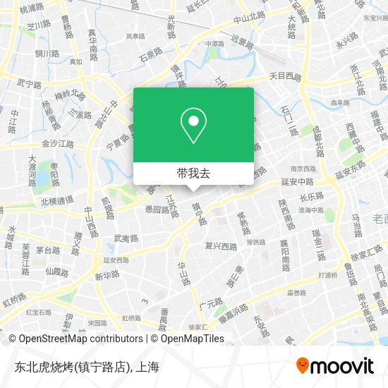 东北虎烧烤(镇宁路店)地图