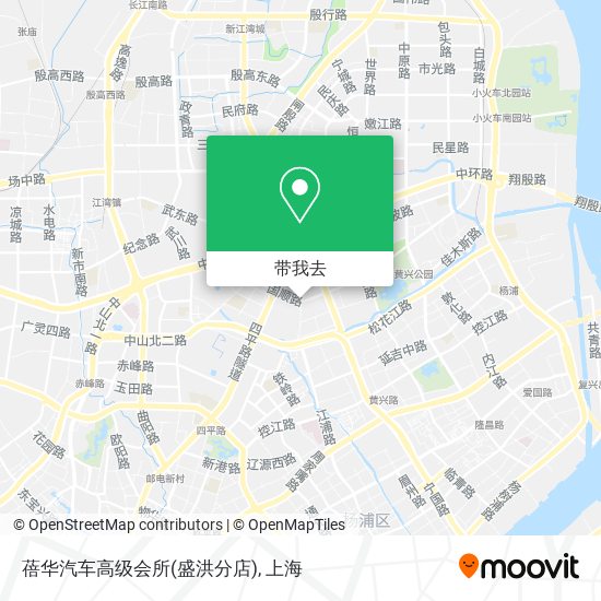 蓓华汽车高级会所(盛洪分店)地图