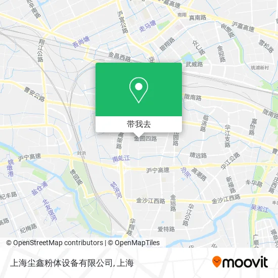 上海尘鑫粉体设备有限公司地图