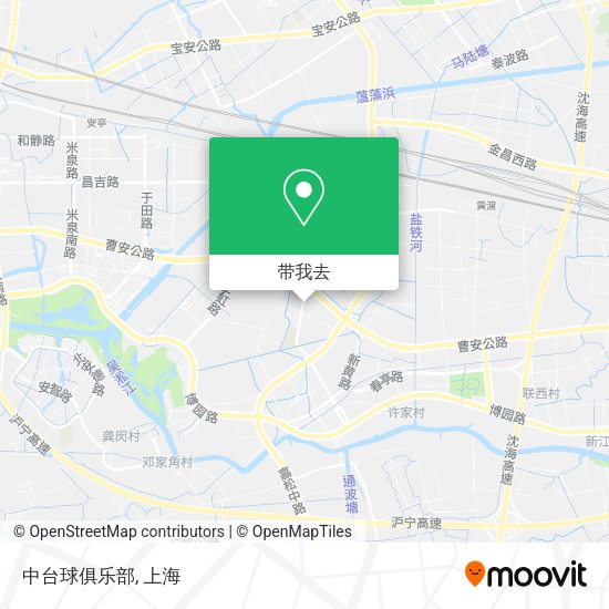 中台球俱乐部地图