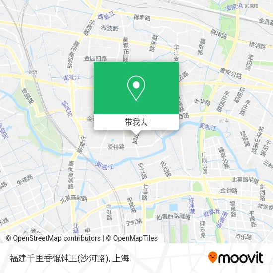福建千里香馄饨王(沙河路)地图